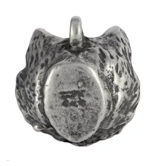 West Highland White Terrier, Westie I - Porte-clés argenté avec un chien dans une boîte cadeau, décoration de sac à main, pendentif de sac à dos par la marque Art-Dog