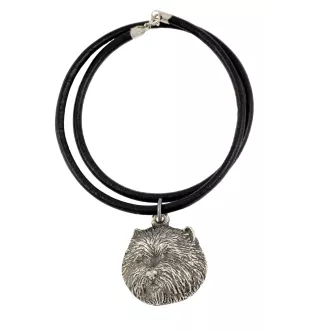 West Highland White Terrier, Weißer Hochlandterrier, Westie - Halskette mit Hund, versilberter Anhänger für Hundefans, einzigartiger Schmuck der Marke Art-Dog