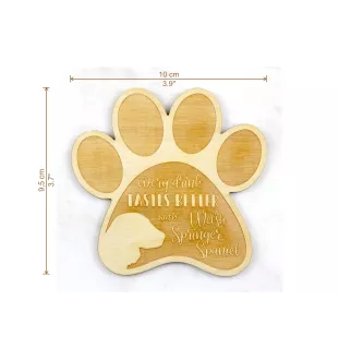 Welsh Springer Spaniel - Tasse Untersetzer, graviert Untersetzer mit Hund, Geschenk für Hundeliebhaber von Art-Dog Marke