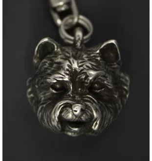 West Highland White Terrier, Westie I - collier avec un chien, pendentif en plaqué argent pour les fans de chiens, bijoux uniques de la marque Art-Dog