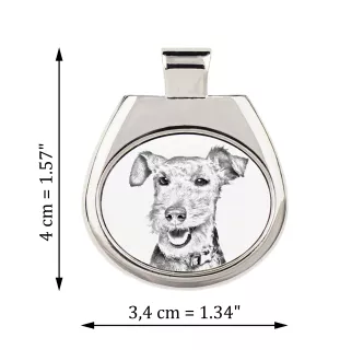 Welsh Terrier, Terrier gallois - collier avec chien, pendentif personnalisé avec photo, collier unique pour femmes et hommes de la marque Art-Dog