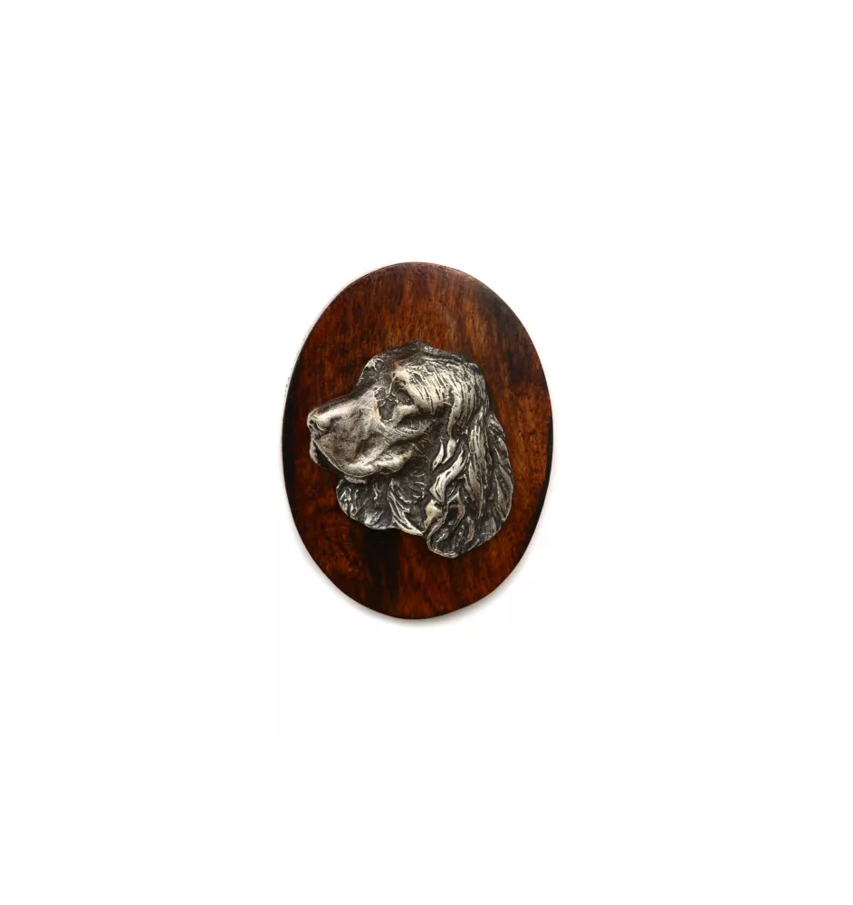 Welsh Springer Spaniel, Welsh Springer, Welsh Starter - Dog show brooch, starter number clip, dog pin by Art-Dog
