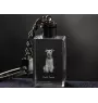 Welsh Terrier - Schlüsselanhänger aus Kristall mit Hundefoto, beleuchteter Schlüsselanhänger, einzigartiges Geschenk der Marke Art-Dog