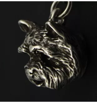 West Highland White Terrier, Weißer Hochlandterrier, Westie I - Hundehalsband, einzigartiger Schmuck für den Hundefan, einzigartiger Kreuzotter-Anhänger der Marke Art-Dog