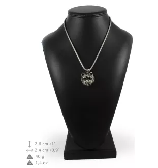 West Highland White Terrier, Weißer Hochlandterrier, Westie I - Hundehalsband, einzigartiger Schmuck für den Hundefan, einzigartiger Kreuzotter-Anhänger der Marke Art-Dog