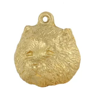 West Highland White Terrier, Westie - Collier de chien dans une boîte cadeau, pendentif plaqué or pour les fans de chiens, bijoux remarquables par Art-Dog