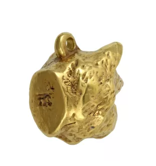 West Highland White Terrier, Westie I - Collier de chien dans une boîte cadeau, pendentif plaqué or pour les fans de chiens, bijoux remarquables par Art-Dog