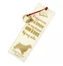 Welsh Springer Spaniel, Welsh Springer, Welsh Starter - dog bookmark, personalized bookmark, dog gadget for Art-Dog brand readers