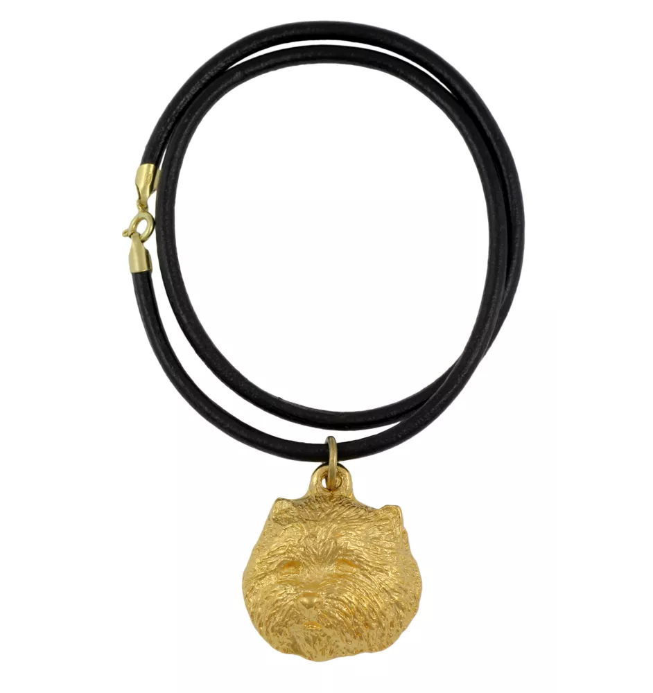 West Highland White Terrier, Westie, Westy - Dog necklace, gold-plated pendant for dog fan, unique jewellery by Art-Dog brand