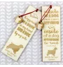 Welsh Springer Spaniel, Welsh Springer, Welsh Starter - dog bookmark, personalized bookmark, gift for bookworm from Art-Dog brand