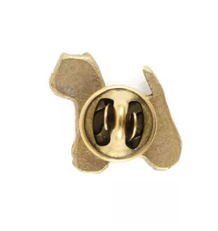 West Highland White Terrier, Westie, Westy - Dog brooch in decorative box, elegant gold-plated pin, Art-Dog brand jacket pin