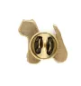 West Highland White Terrier, Westie, Westy - gold-plated pin brooch, elegant dog ornament, unique pin by Art-Dog brand