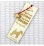 Welsh Terrier, Terrier gallois - marque-page pour livre avec chien, marque-page personnalisé, accessoire canin pour les lecteurs de la marque Art-Dog