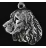 Welsh Springer Spaniel - un collier avec un chien, un pendentif de chien sur une chaîne en argent, un bijou unique de la marque Art-Dog