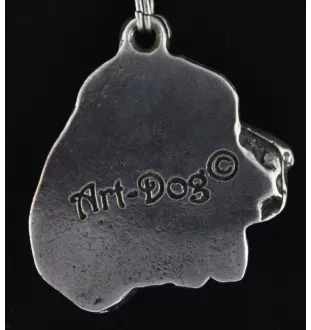 Welsh Springer Spaniel - un collier avec un chien, un pendentif de chien sur une chaîne en argent, un bijou unique de la marque Art-Dog