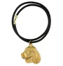 Welsh Springer Spaniel, Welsh Springer, Welsh Starter - keychain and necklace with a dog in a box, high-quality gold-plated product, Art-Dog brand