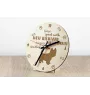 West Highland White Terrier, Westie, Westy - clock with dog, wooden clock with engraving, personalised clock by Art-Dog