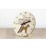 Welsh Terrier, Welshie, Daeargi Cymreig - clock with a dog, wooden clock, wall clock for dog lovers, clock for desk and shelf, Art-Dog