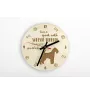 Welsh Terrier, Welshie, Daeargi Cymreig - clock with a dog, wooden clock, wall clock for dog lovers, clock for desk and shelf, Art-Dog