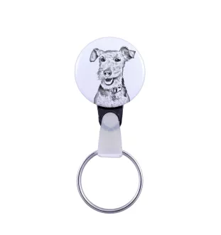 Welsh Terrier, Terrier gallois - porte-clés avec l'image d'un chien, pendentif avec la propre graphique de la marque Art-Dog