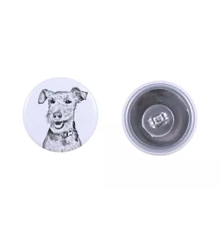 Terier walijski kolczyki z psem mały Art-Dog