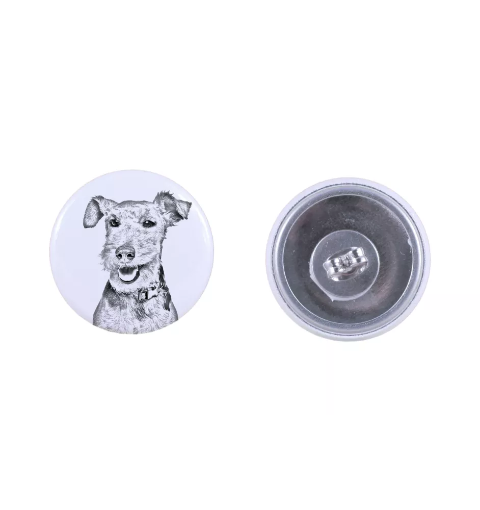 Welsh Terrier, Welshie, Daeargi Cymreig - unique dog earrings, your pet on a keychain, Art-Dog's own brand