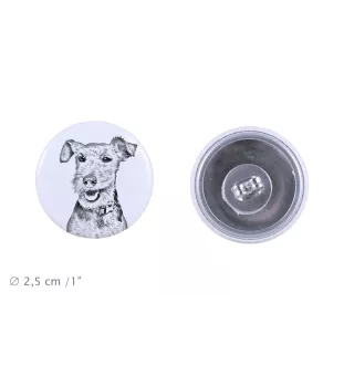 Welsh Terrier - einzigartige Hund-Ohrringe, Ihr Haustier als Schlüsselanhänger, Eigenmarke Art-Dog