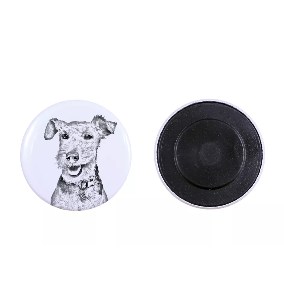 Welsh Terrier, Welshie, Daeargi Cymreig - magnet with a dog's pupil, exceptionally light, strong magnet, handmade product by the Art-Dog brand