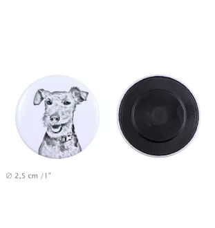 Welsh Terrier, Welshie, Daeargi Cymreig - magnet with a dog's pupil, exceptionally light, strong magnet, handmade product by the Art-Dog brand