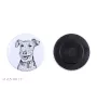 Welsh Terrier, Terrier gallois - aimant avec un œil de chien, exceptionnellement léger, aimant puissant, produit fabriqué à la main par la marque Art-Dog