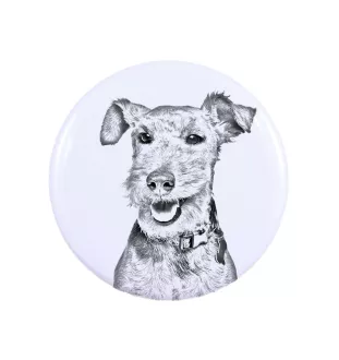 Welsh Terrier, Welshie, Daeargi Cymreig - magnet with a dog's pupil, exceptionally light, strong magnet, handmade product by the Art-Dog brand