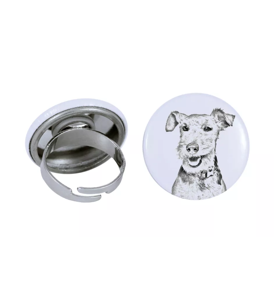 Welsh Terrier - Damen Schmuck mit dem Bild eines Hundes, handgefertigtes Produkt, Möglichkeit, Ihr eigenes Foto hinzuzufügen, Marke Art-Dog