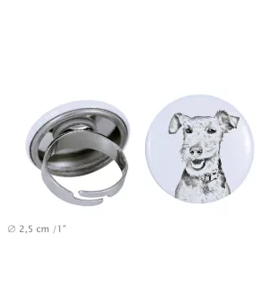 Welsh Terrier - Damen Schmuck mit dem Bild eines Hundes, handgefertigtes Produkt, Möglichkeit, Ihr eigenes Foto hinzuzufügen, Marke Art-Dog
