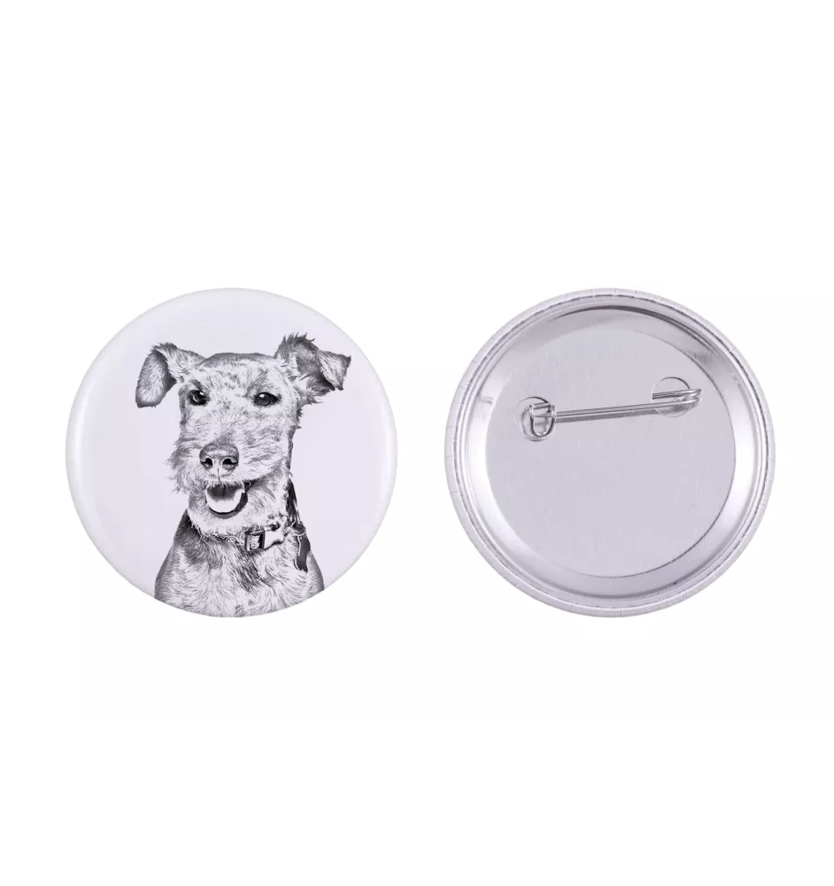 Welsh Terrier, Welshie, Daeargi Cymreig - pin with your dog, add your own photo, Art-Dog brand