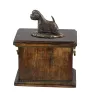 West Highland White Terrier urna ze statuetką drewniana Art-Dog