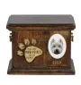 West Highland White Terrier, Weißer Hochlandterrier, Westie Personalisierte Hundeurne mit Gravur, Erinnerungsbox für Hundeknochen von der Marke Art-Dog