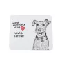 Welsh Terrier - Mauspad mit Druck, personalisiertes Mauspad mit Hund, einzigartiges Gadget für Büroangestellte von Art-Dog.