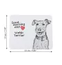 Welsh Terrier - Mauspad mit Druck, personalisiertes Mauspad mit Hund, einzigartiges Gadget für Büroangestellte von Art-Dog.