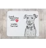 Welsh Terrier, Terrier gallois - tapis de souris personnalisé avec impression, tapis de souris personnalisé avec chien, accessoire unique pour employé de bureau de la marque Art-Dog