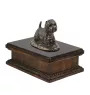 West Highland White Terrier, Westie - urne pour cendres de chien, urne personnalisée avec une statuette, urne en bois avec un chien de la marque Art-Dog