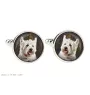 West Highland White Terrier, Westie, Westy - cufflinks, a shirt accessory, a shirt pendant from the Art-Dog brand