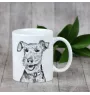 Terier walijski kubek z psem good morning Art-Dog