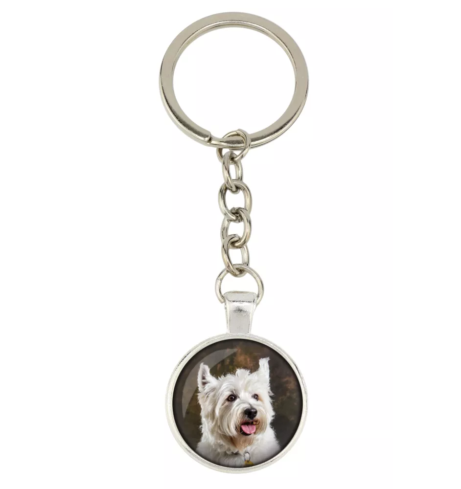 West Highland White Terrier, Westie - porte-clés avec votre photo, accessoire pour clés, breloque pour sac de la marque Art-Dog