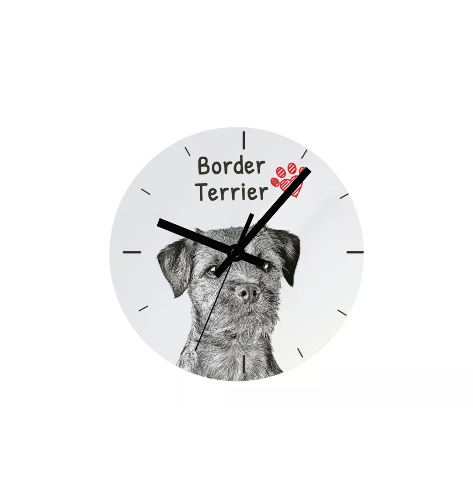 Welsh Terrier - Wanduhr mit Hund, Regal Uhr mit Druck, personalisierte Hausdekoration von Art-Dog.