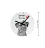 Welsh Terrier - Wanduhr mit Hund, Regal Uhr mit Druck, personalisierte Hausdekoration von Art-Dog.