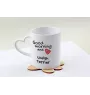 Welsh Terrier, Welshie, Daeargi Cymreig - cup with a dog, adorable cup with a heart-shaped handle, universal gift from the Art-Dog brand