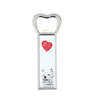 West Highland White Terrier, Westie - ouvre-bouteille avec chien, ouvre-bouteille personnalisé pour réfrigérateur, cadeau unique pour homme de la marque Art-Dog