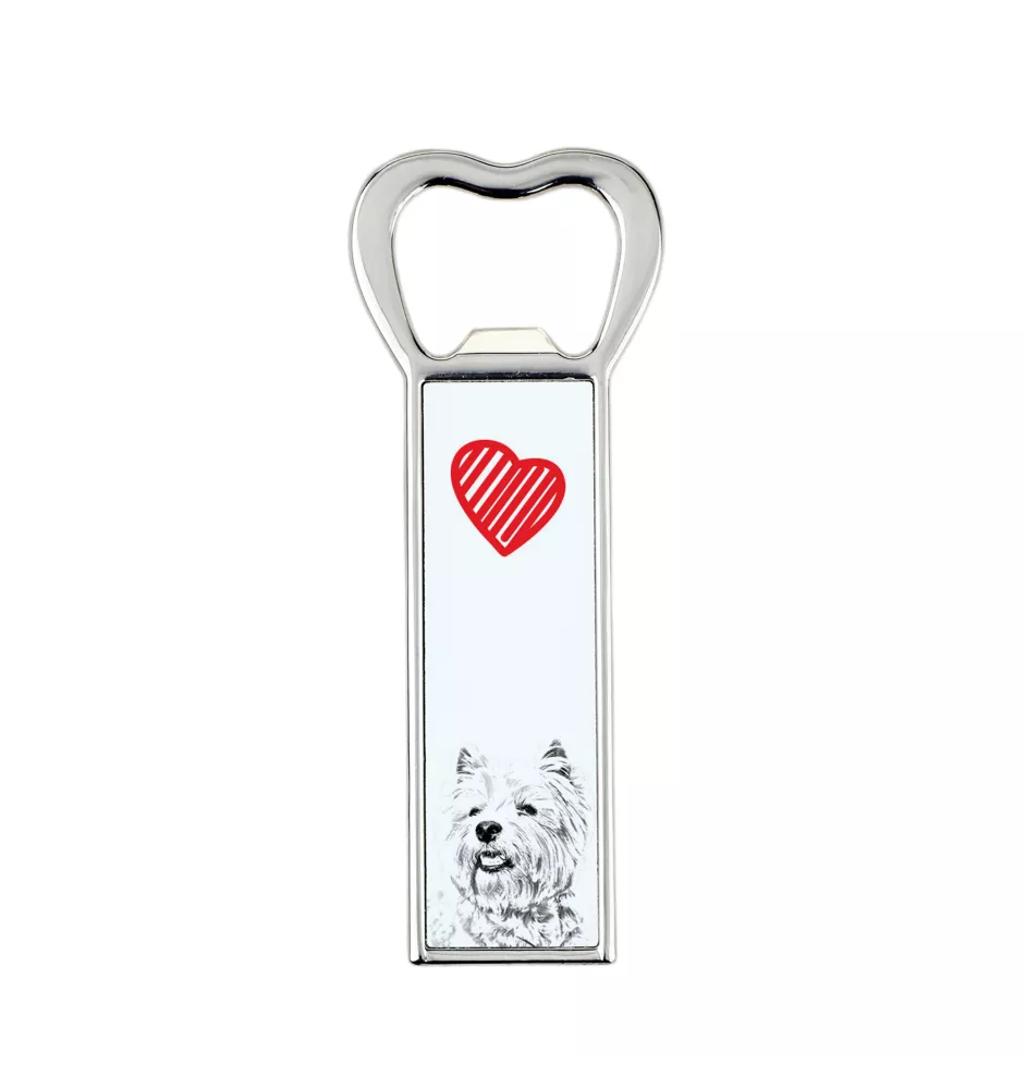 West Highland White Terrier, Westie - ouvre-bouteille avec chien, ouvre-bouteille personnalisé pour réfrigérateur, cadeau unique pour homme de la marque Art-Dog
