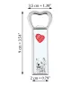 West Highland White Terrier, Westie, Westy - bottle opener with a dog, personalized fridge opener, unique gift for a man by Art-Dog brand