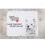 West Highland White Terrier podkładka pod mysz z psem Art-Dog